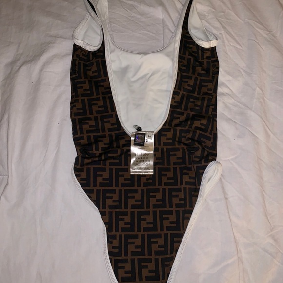 FENDI LOGO SWIMSUIT - Picture 2 of 3